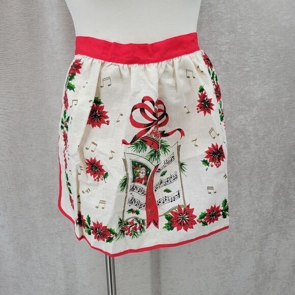Vintage Other - Christmas Holiday Vintage Waist Apron Hostess Wear